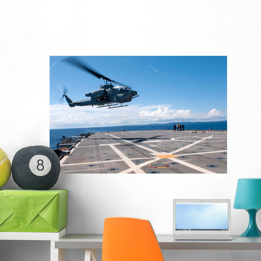 Ah-1w Super Cobra Helicopter Wall Decal Design 1