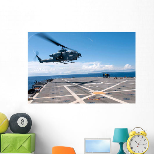 Ah-1w Super Cobra Helicopter Wall Decal Design 1