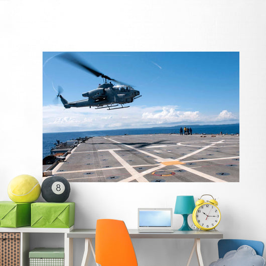 Ah-1w Super Cobra Helicopter Wall Decal Design 1