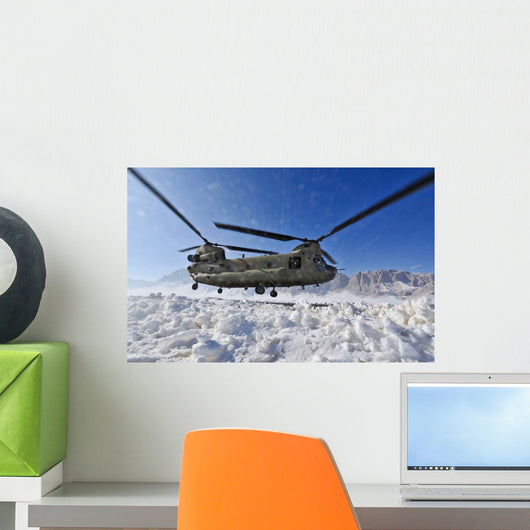 Snow Flies up as Wall Decal Design 2