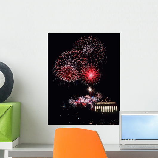 Fireworks Light up Night Wall Decal