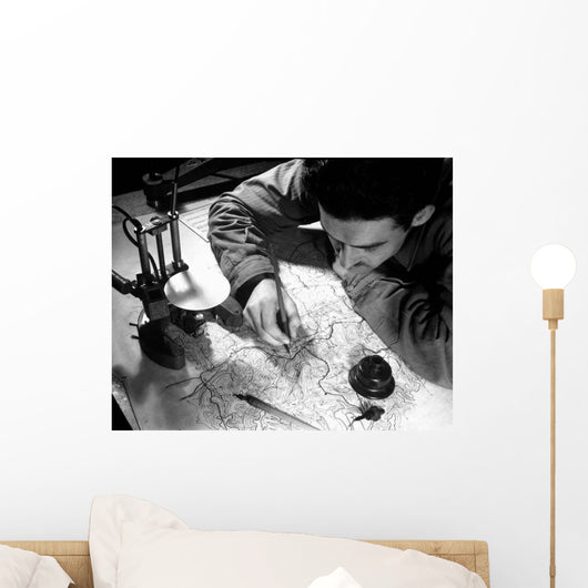 Sergeant Inking Pencil Tracings Wall Decal