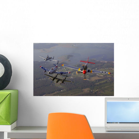 A-10 Thunderbolt F-86 Sabre Wall Decal