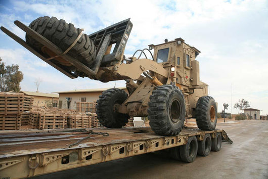 Forklift Is Unloaded off Wall Decal