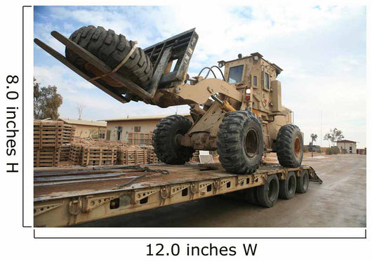 Forklift Is Unloaded off Wall Decal