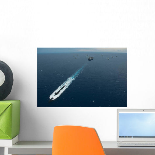 Carrier Strike Group Formation Wall Decal Design 7