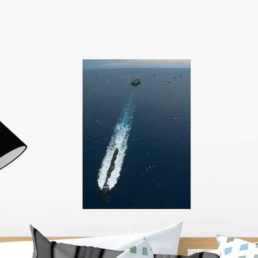 Carrier Strike Group Formation Wall Decal Design 6