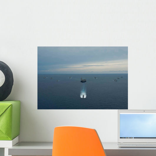 Carrier Strike Group Formation Wall Decal Design 3
