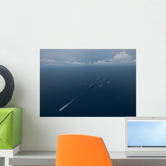 Carrier Strike Group Formation Wall Decal Design 2
