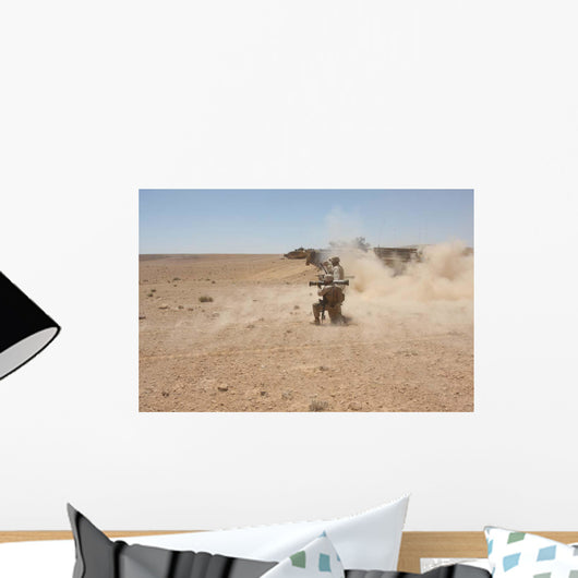 Us Marines Fire Several Wall Decal