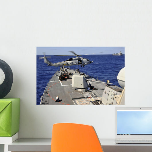 Sh-60b Sea Hawk Helicopter Wall Decal