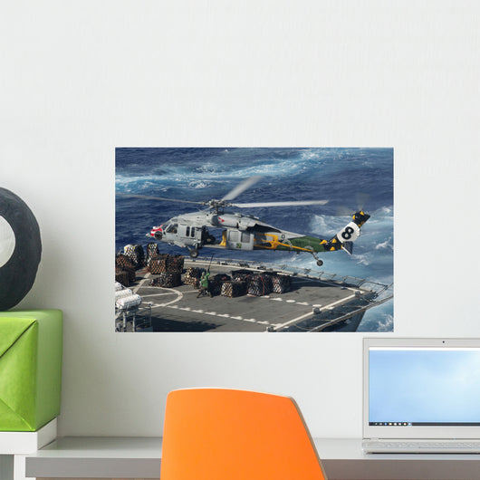 Mh-60s Sea Hawk Helicopter Wall Decal Design 8