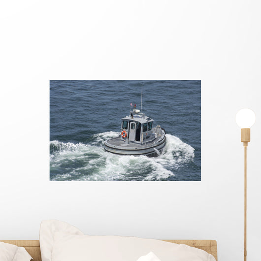 Navy Working Boat Moves Wall Decal