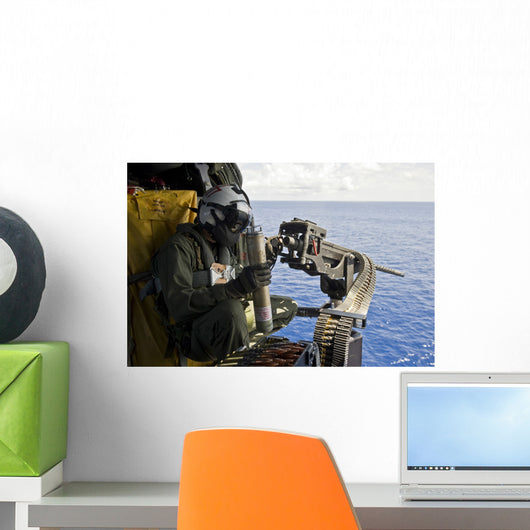 Naval Aircrewman Manning 50 Wall Decal