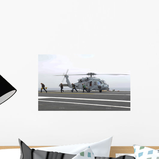 Sailors Leave Landing Area Wall Decal