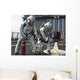Firemen Confirm Simulated Fire Wall Decal