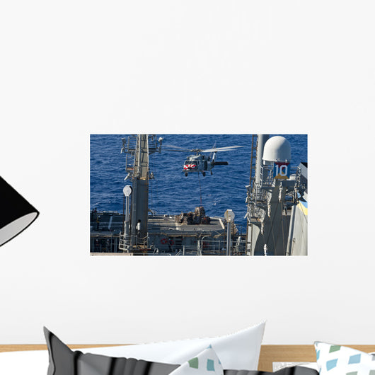 Mh-60s Sea Hawk Delivers Wall Decal