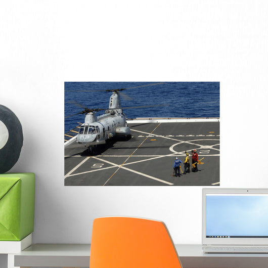 Plane Captain Signals to Wall Decal
