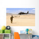 Brigade Aviation Officer Salutes Wall Decal