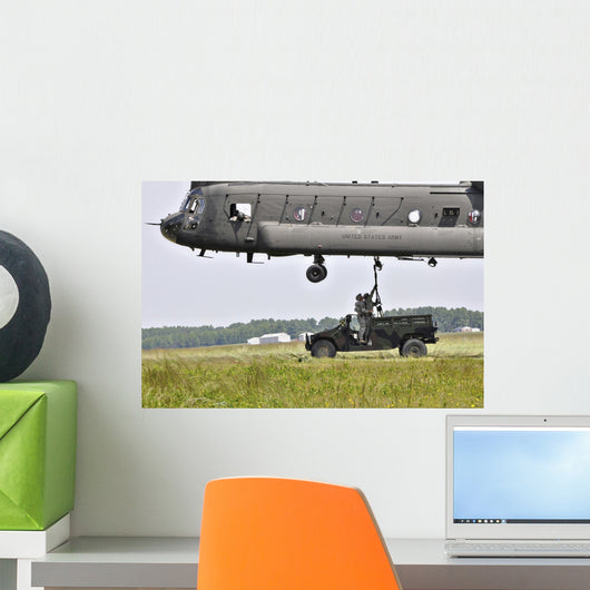 Soldiers Teach Students Sling Wall Decal