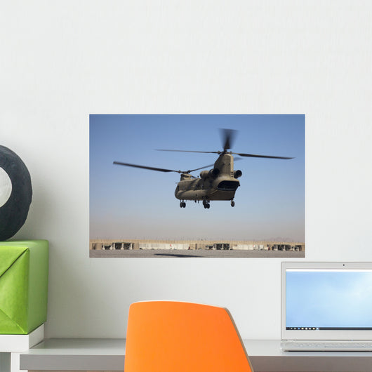 Ch-47 Chinook Helicopter Prepare Wall Decal
