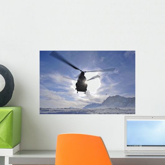 Ch-47 Chinook Helicopter Takes Wall Decal