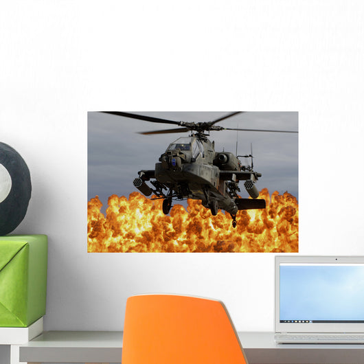 Ah-64d Apache Longbow Wall Decal