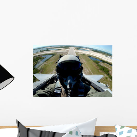 Self Portrait Pilot Back Wall Decal