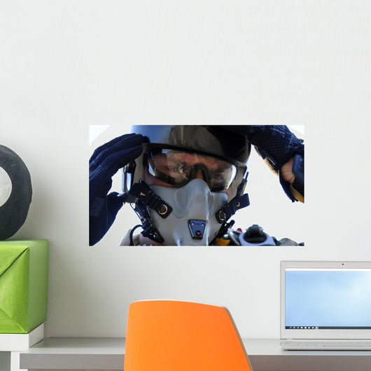 Us Airman Secures His Wall Decal