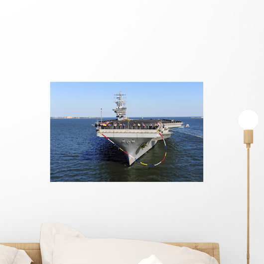 Sailors Man Rails aboard Wall Decal Design 2