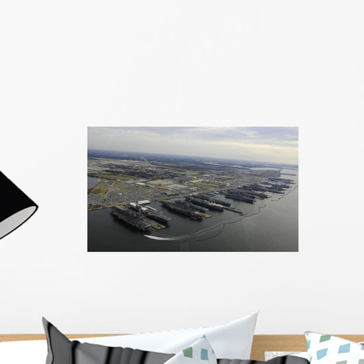 Aircraft Carriers Port Naval Wall Decal Design 1