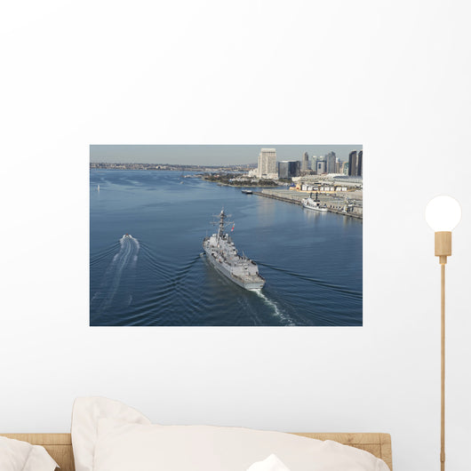 Guided-missile Destroyer Uss William Wall Decal Design 2