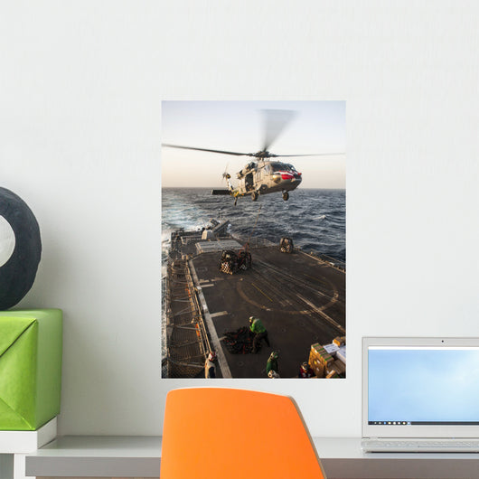 Mh-60s Sea Hawk Helicopter Wall Decal Design 1