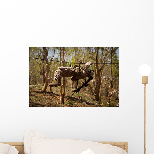 Us Marine Participates Gorge Wall Decal