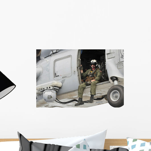 Naval Aircrewman Acts Sh-60b Wall Decal