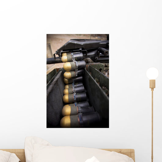 Linked 40mm Rounds Feed Wall Decal