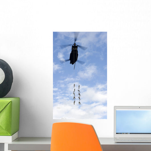 Us Soldiers Are Suspended Wall Decal