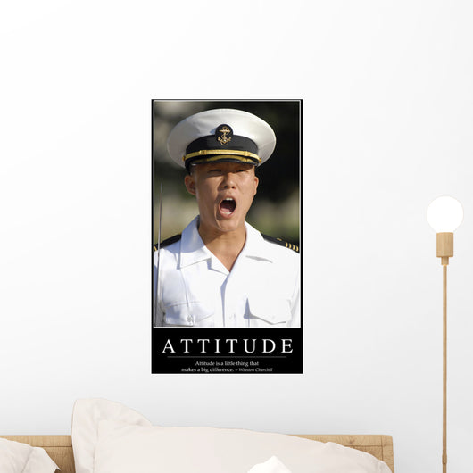 Attitude Inspirational Quote and Wall Decal Design 2