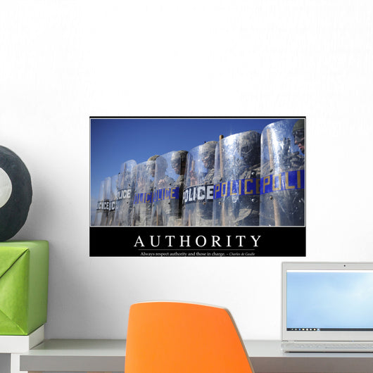 Authority Inspirational Quote and Wall Decal Design 1