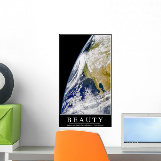 Beauty Inspirational Quote and Wall Decal Design 3