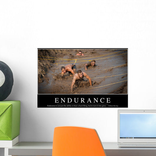 Endurance Inspirational Quote and Wall Decal