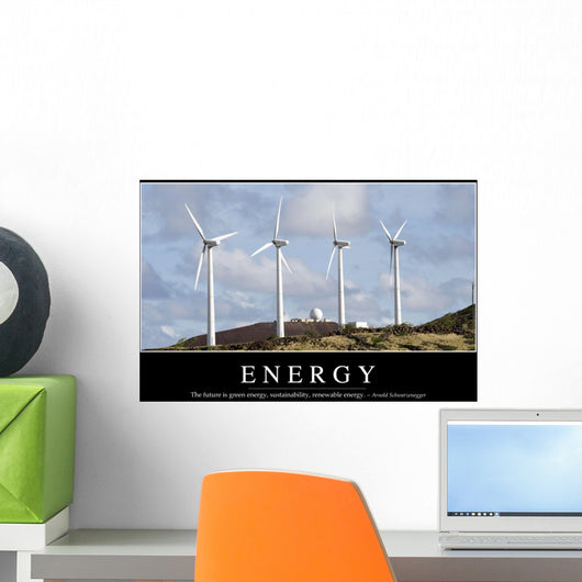 Energy Inspirational Quote and Wall Decal