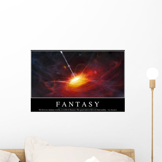 Fantasy Inspirational Quote and Wall Decal