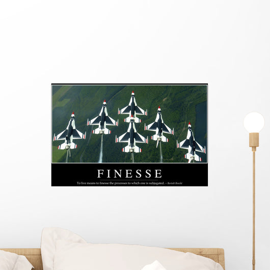 Finesse Inspirational Quote and Wall Decal