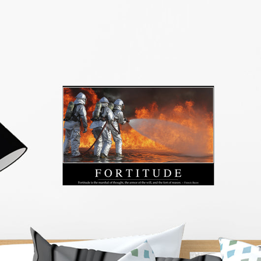 Fortitude Inspirational Quote and Wall Decal
