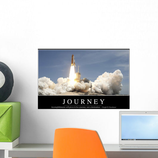 Journey Inspirational Quote and Wall Decal Design 1