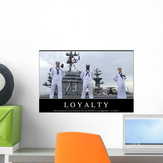Loyalty Inspirational Quote and Wall Decal Design 1