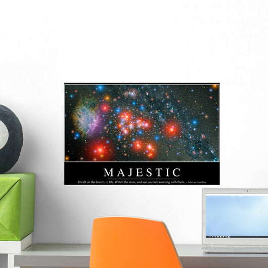 Majestic Inspirational Quote and Wall Decal