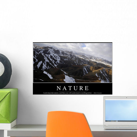 Nature Inspirational Quote and Wall Decal