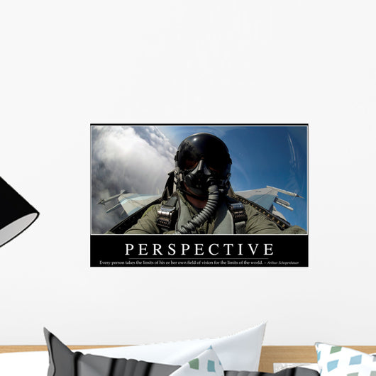 Perspective Inspirational Quote and Wall Decal Design 1